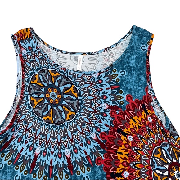 BISHUIGE Summer Casual Round Neck T-Shirt Dress Beach Cover-Up Tank Dress SZ XL - Picture 6 of 16